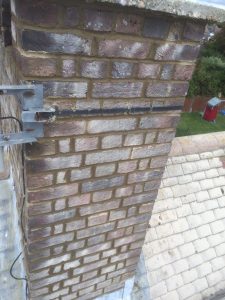 Repointed chimney and replace roof tiles